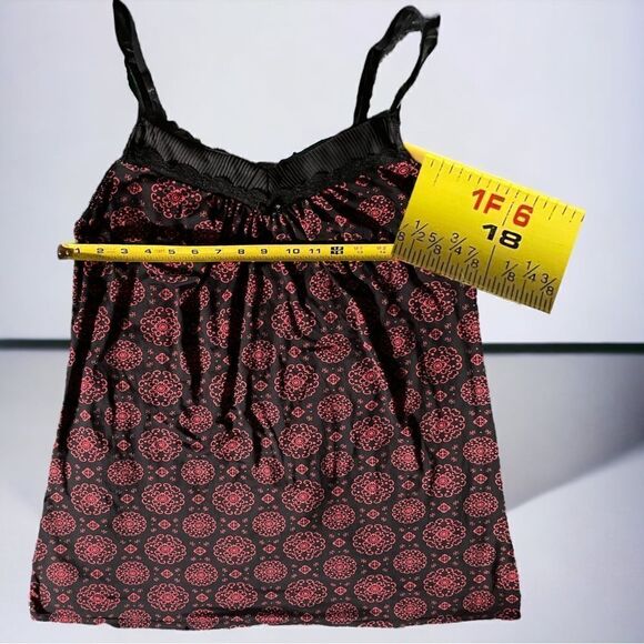 APT 9 Intimates l Sleeveless l PJ Top l Black & Red l Adjustable straps l L  EUC - Picture 5 of 10